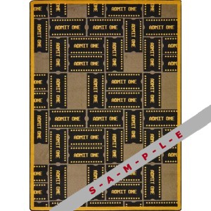 Admit One Black carpet, Joy Carpets