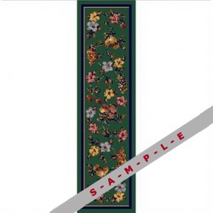 Lorelei Emerald Runner carpet, Milliken