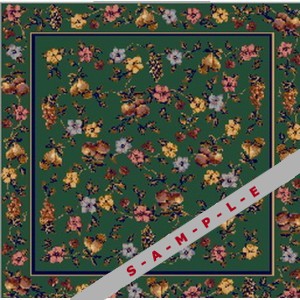 Lorelei Emerald Square carpet, Milliken