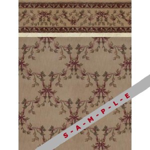 Ribbon Trellis Beige carpet, Nourison