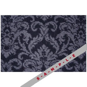Aidan Damask Graphite carpet, Prestige Carpets