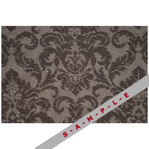 Aidan Damask Umber carpet, Prestige Carpets