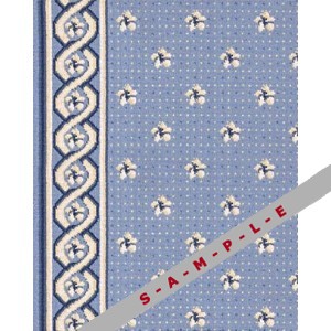 Flower Pindot Light Blue carpet, Nourison