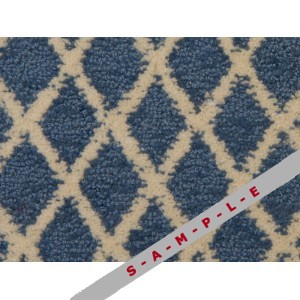 Trelliage Blue Tradition carpet, Unique Carpets Ltd.