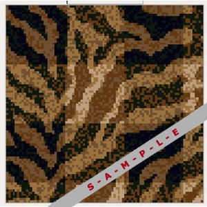 Bembe Dark Gingham carpet, Milliken