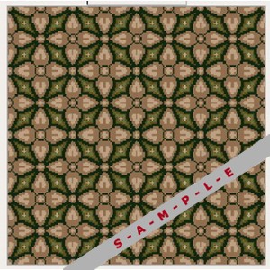 Intermezzo Olive carpet, Milliken