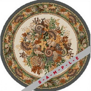 Neptune Round carpet, Milliken