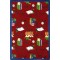 Bookworm  Red. Joy Carpets. Carpet